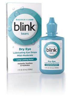Blink Blink Tears Lubricating Eye Drops, 1 fl oz (30 mL) Eye Care for Mild to Moderate Dry Eyes, Hyaluronate for Boosting Hydration, Moisturizing & Soothing Eye Drops for Dry Eyes  - Image 1
