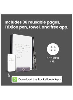 Rocketbook Core Reusable Smart Notebook | Innovative, Eco-Friendly, Digitally Connected Notebook  - Image 4