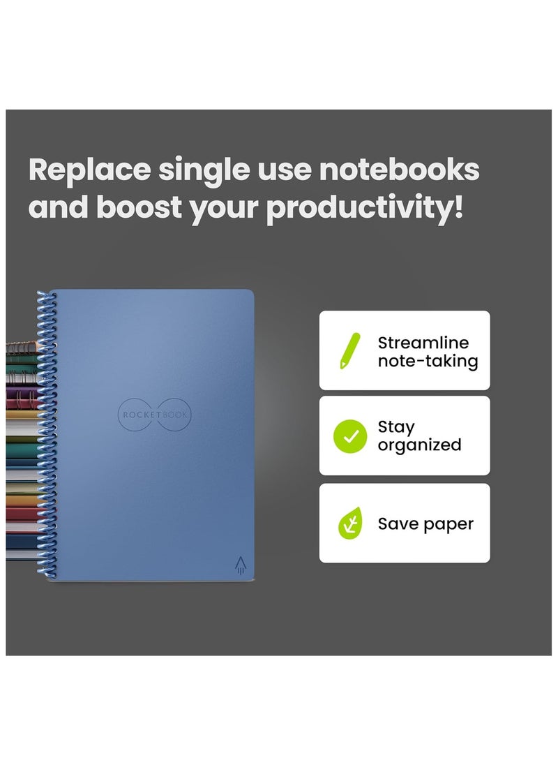 Rocketbook - Core Reusable Smart Notebook | Innovative, Eco-Friendly, Digitally Connected Notebook - Image 1