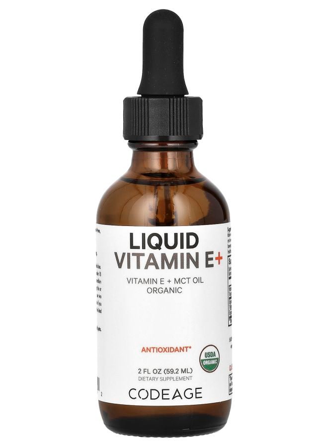 Codeage Liquid Vitamin E+ Unflavored 2 fl oz (59.2 ml)