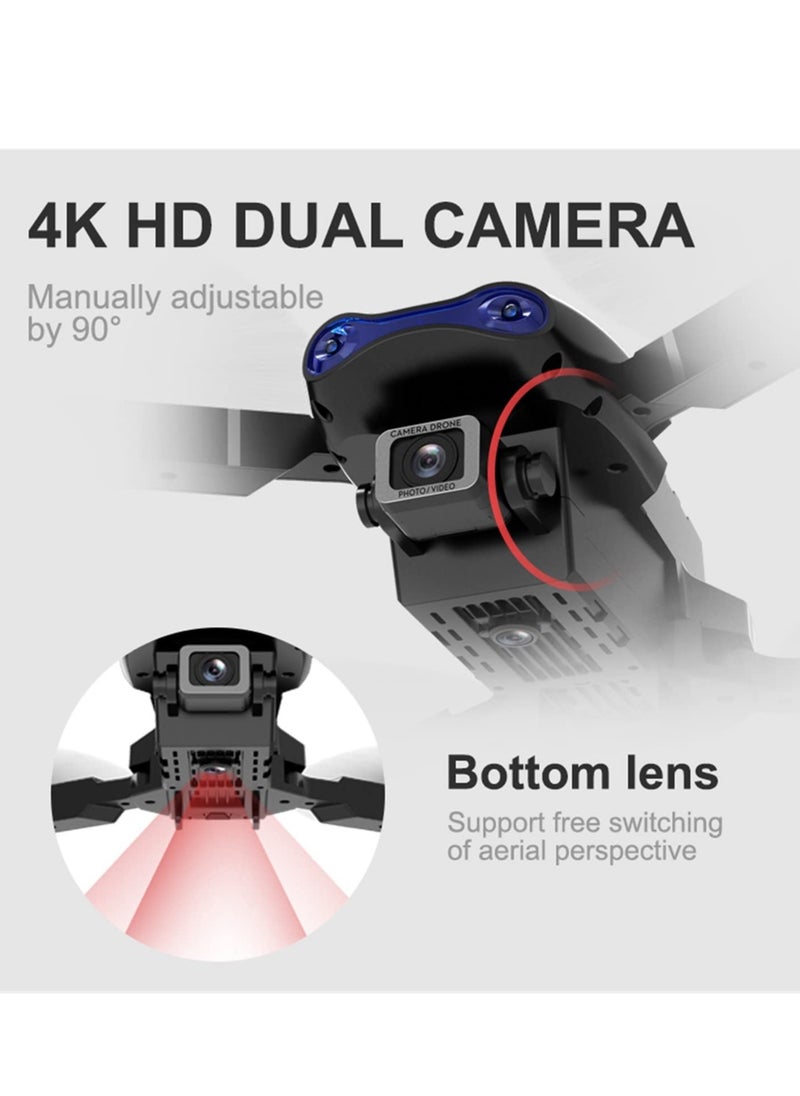 BORTONY E99 Foldable Drone with 8K Dual Camera WiFi FPV Altitude Hold Gesture Photo One-Key Return 360° Flip App Control – Beginner Friendly Quadcopter for Kids & Adults  - Image 4