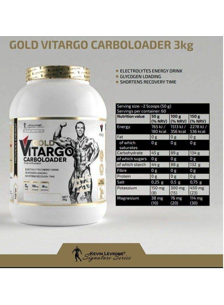 كيفين ليفرون جولد فيتارجو كاربولودر 3 كجم بنكهة ليمون ماراكوجا - Image 2