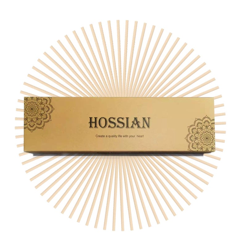 HOSSIAN HOSSIAN 50pcs Reed Diffuser Sticks  Wood RattanReed Sticks Essential Oil Aroma Diffuser Sticks SpaAromatherapy Primary Color718cm 