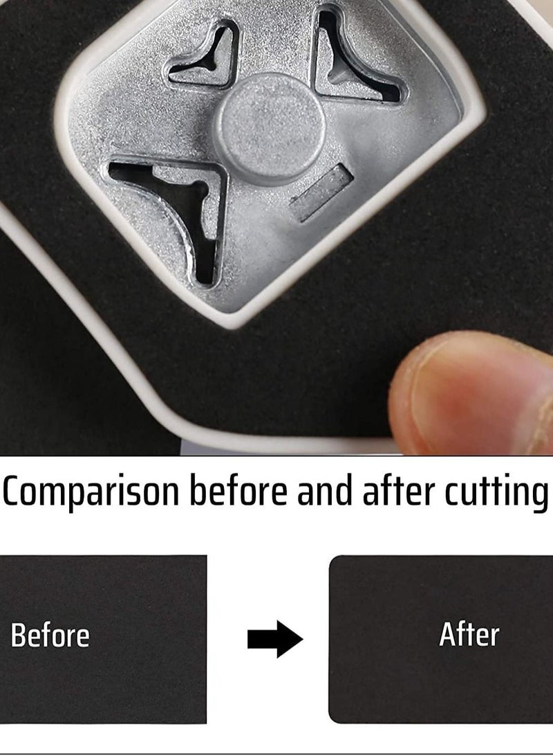 SYOSI 3 In 1 Angle Punch Paper Corner Elbow 4 Mm 7 10 3-Way Cutter Suitable For Art Lamination Diy Projects Photo Cutting Card Making - Image 5