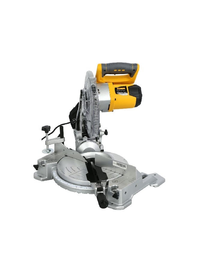 TRAITOOLS 1800W Compound Miter Saw Silver and Yellow 255 mm J1G-ZP27-255  - Image 2