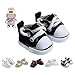 Ciunura Premium Doll Shoes for Lububu Cute Doll Shoes for 47in Dolls Ideal for Lububu OutfitsBlack Canvas - Image 3