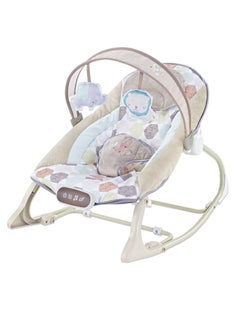 Miller Infant Bouncer With Soothing Music,  Calm Vibrations and Removable Toys Multicolor - C