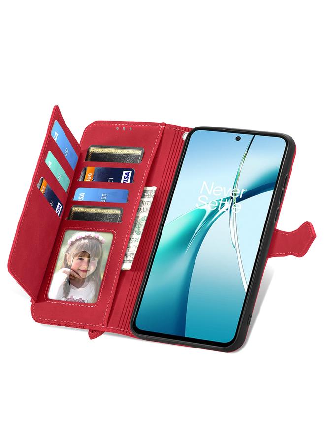 S-TOP Case For Nothing Phone 2a Plus Embossed Flower Zipper Leather Phone Case - Image 4