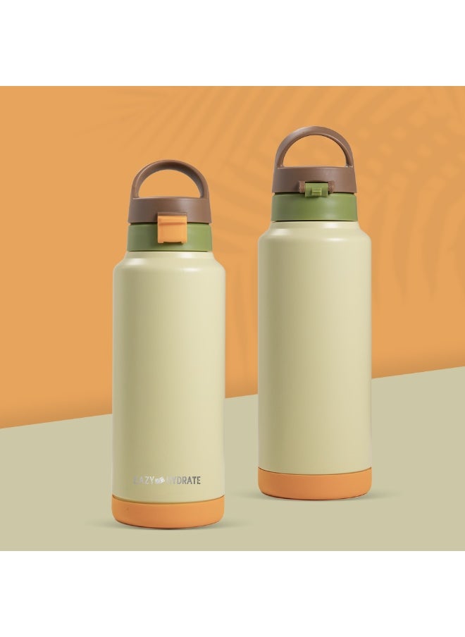 Eazy Kids Eazy Kids Vacuum Insulated Water Bottle w/ Lunch Bag - Refresh, 950ml Green  - Image 3