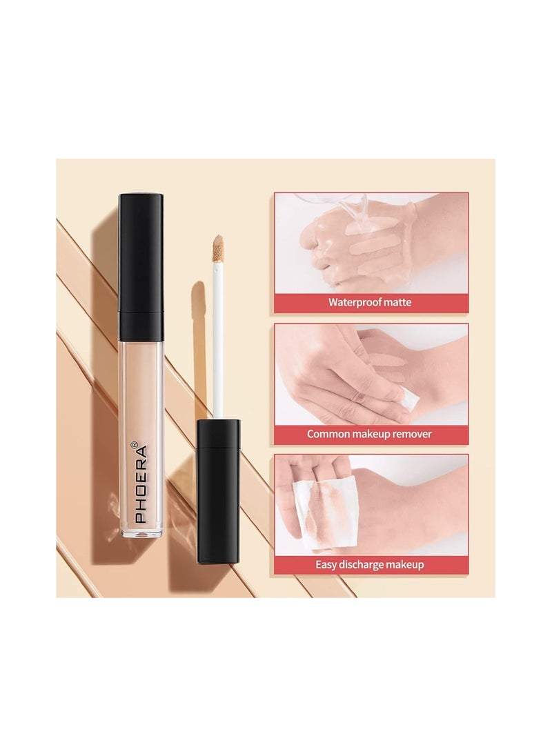 Phoera - Full Coverage Liquid Concealer 6.8ml  2 Pack - Image 1