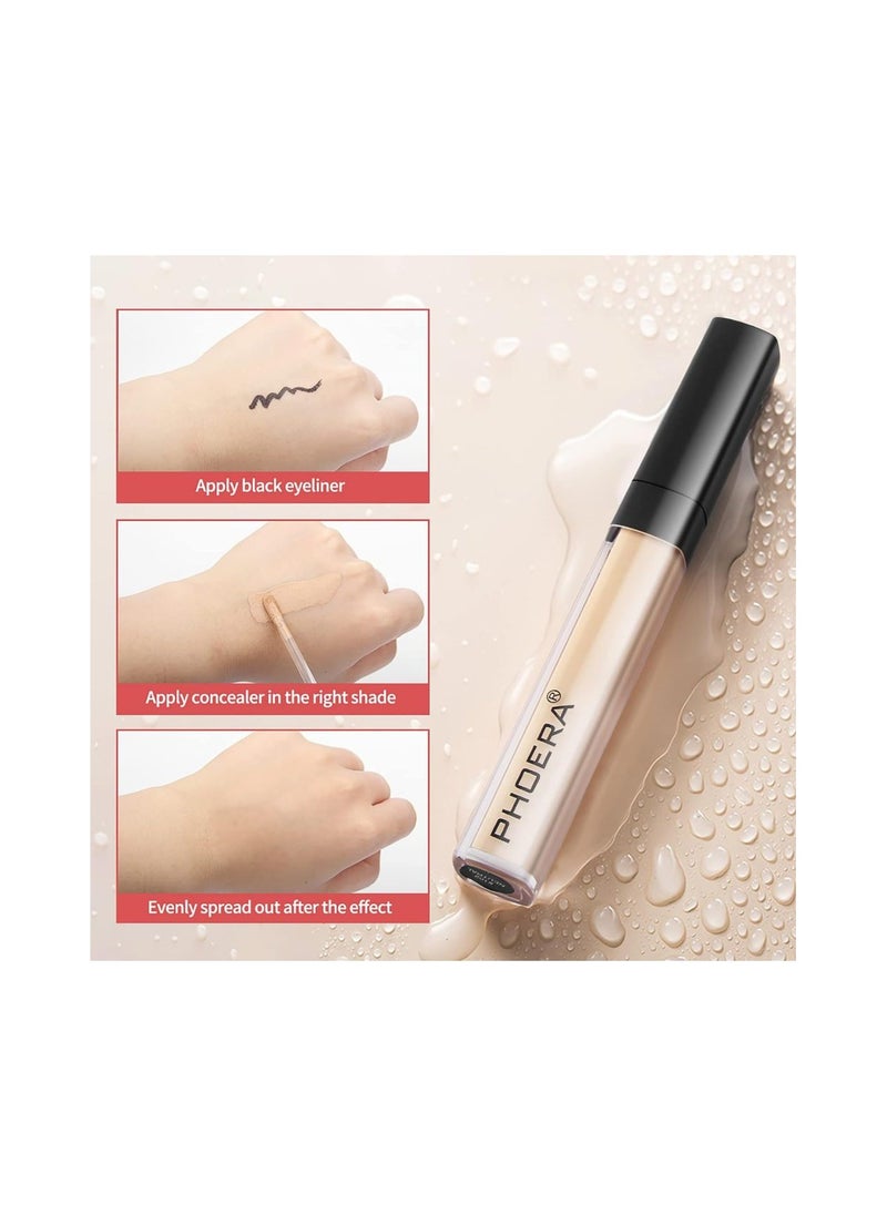 Phoera - Full Coverage Liquid Concealer 6.8ml  2 Pack - Image 1
