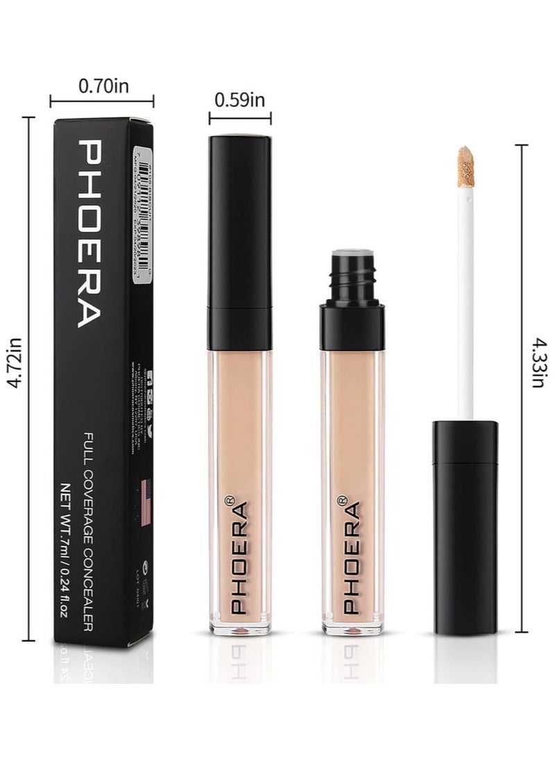 Phoera - Full Coverage Liquid Concealer 6.8ml  2 Pack - Image 1