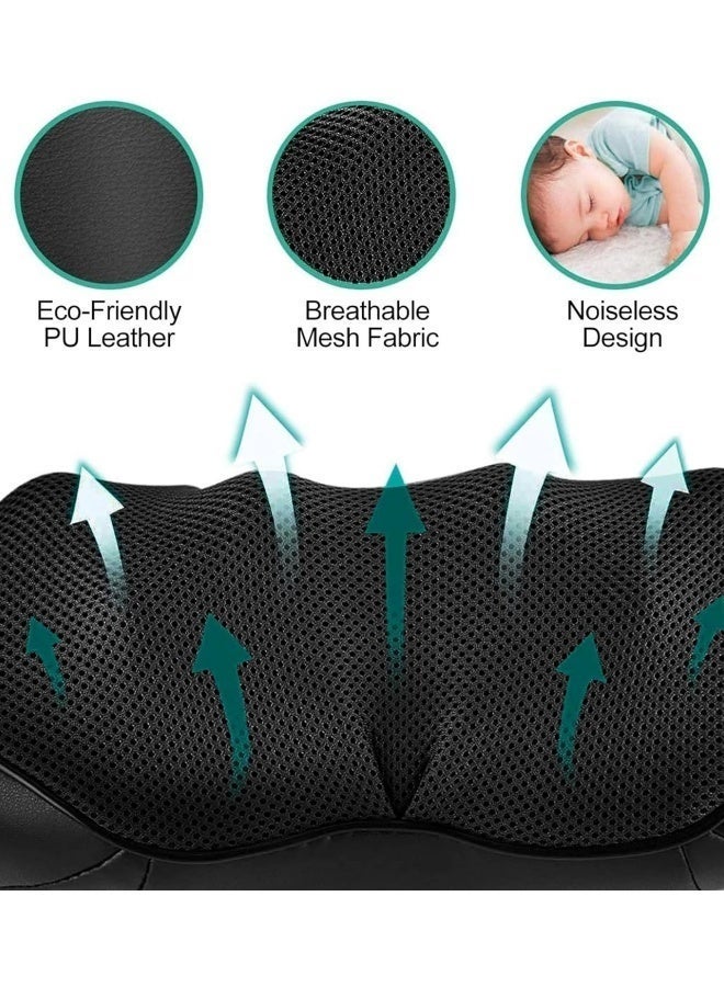 تاختيلا Massager, Portable Electric Neck and Back Massager with Heat, Deep Tissue 3D Kneading Pillow for Muscle Pain Relief, مثالية هدية يوم الأب, Not Cordless - Image 5