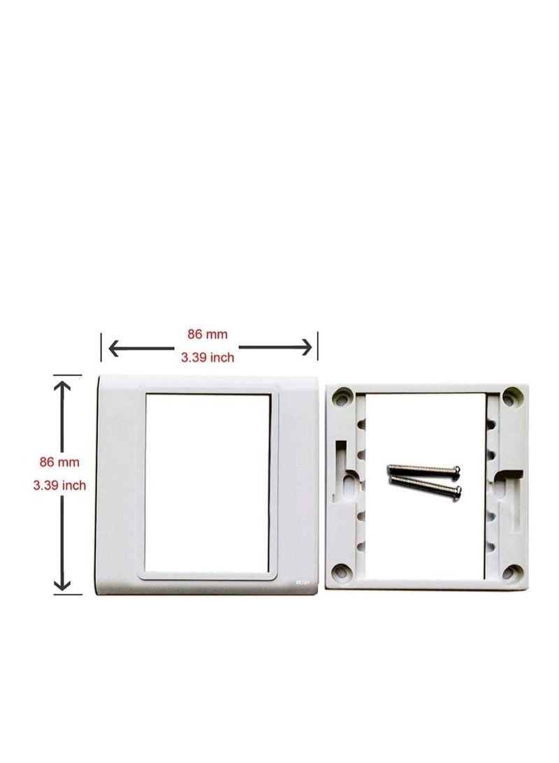 DKURVE® 86 TYPE Wall Panel rj45 + VGA + VGA Modules Multimedia Wall Plate - Image 3