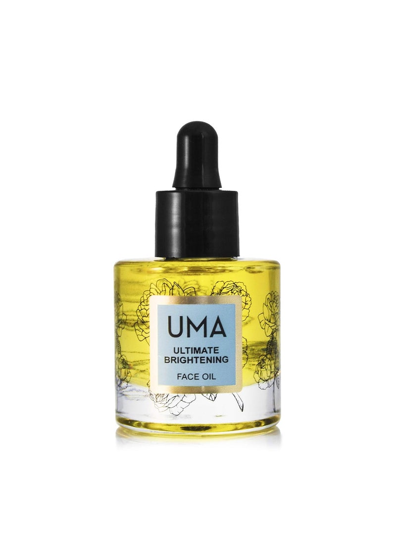 Uma UMA  Organic Ultimate Brightening Face Oil  Ayurvedic face Oil for Dry Skin  100 Natural Sustainable  Cruelty free Skincare 1 fl oz  30 ml 