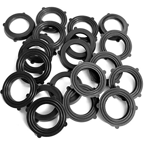 TTSAM Garden Hose Seal Waters Hose Washers Hose Ring, Rubber Hose Gaskets Firmly Set Inside Fittings for Garden Hose and Water Faucet (Pack of 20) - Image 1