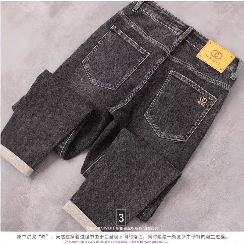 Unisex Classic Denim Jeans Loose Fit Daily Outdoor Wear - Image 1