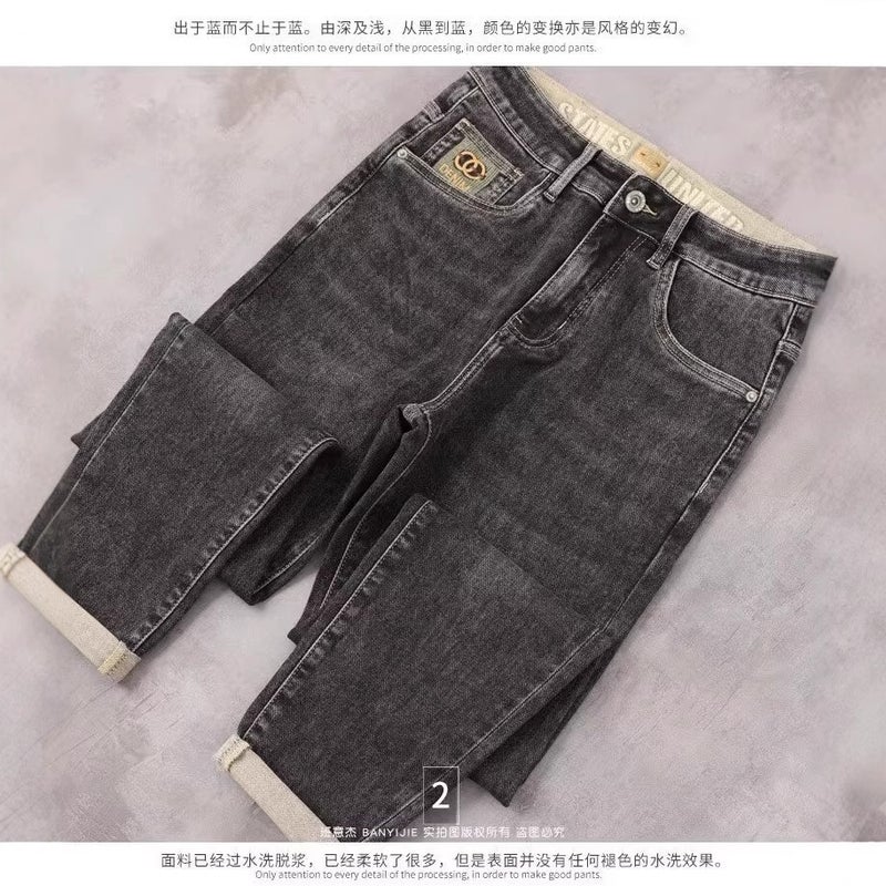 Unisex Classic Denim Jeans Loose Fit Daily Outdoor Wear - Image 2