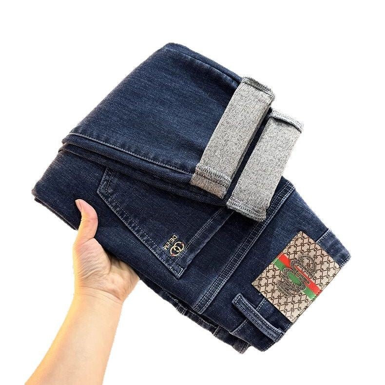 Unisex Classic Denim Jeans Loose Fit Daily Outdoor Wear - Image 4