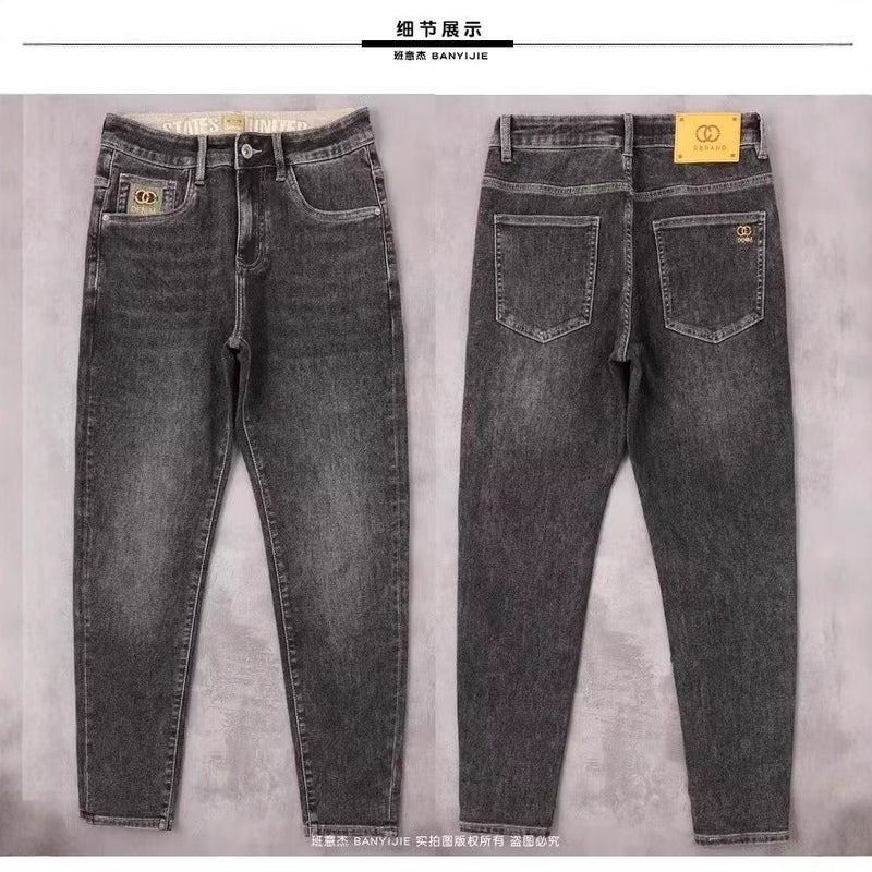 Unisex Classic Denim Jeans Loose Fit Daily Outdoor Wear - Image 3