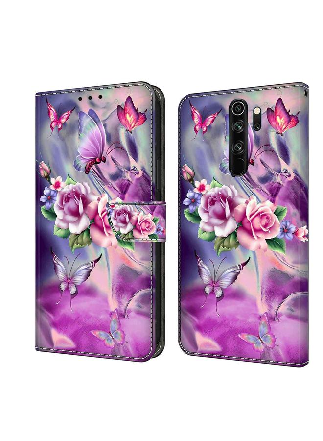 The Bros Case For Xiaomi Redmi Note 8 Pro Crystal 3D Shockproof Protective Leather Phone Case