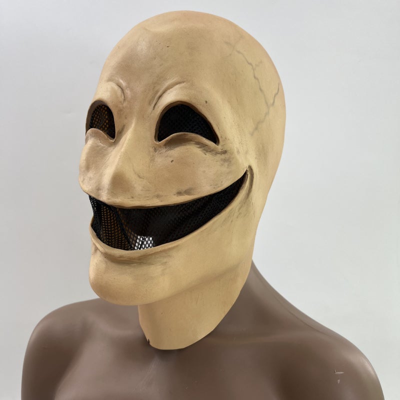 Latex Smiley Face Mask, One Size Handmade Halloween Cosplay Party Prop - Image 3