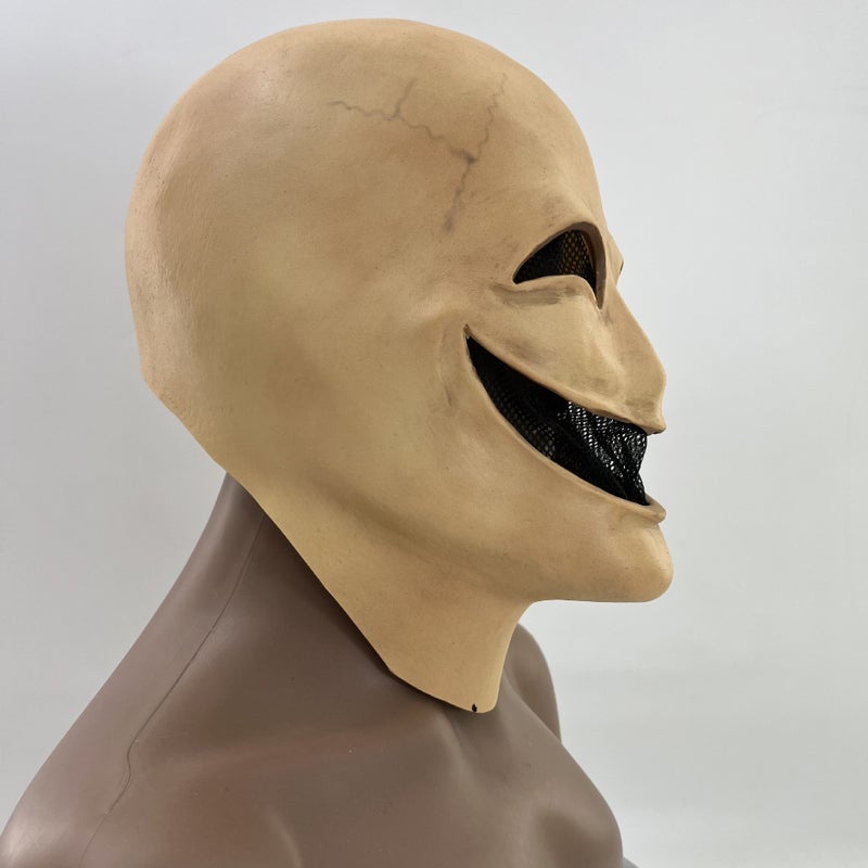 Latex Smiley Face Mask, One Size Handmade Halloween Cosplay Party Prop - Image 5