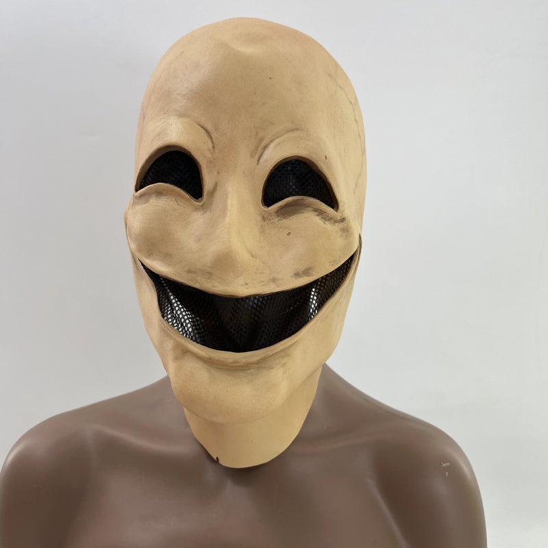 Latex Smiley Face Mask, One Size Handmade Halloween Cosplay Party Prop - Image 4
