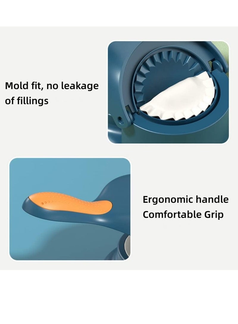 2 in 1 Dumpling Maker Machine for Adult Kids, Dumpling Skin Maker Dumpling Moulds, Home Manual Dumpling Making Tool, Happy  Easy to Make Dumplings for Family Ngiht - Image 3