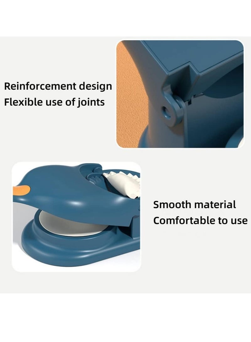 2 in 1 Dumpling Maker Machine for Adult Kids, Dumpling Skin Maker Dumpling Moulds, Home Manual Dumpling Making Tool, Happy  Easy to Make Dumplings for Family Ngiht - Image 4