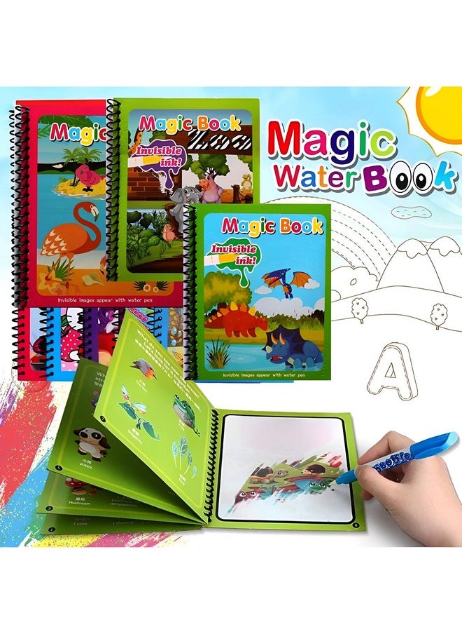 LUCID...We Build Relations LUCID...We Build Relations Magic Water & Water Color Painting Books for Kids Birthday Return Gift with Complimentary Gift Wrap for Kids.-(Pack of 6, Both Magic Water Book & Watercolor Painting Book)  - Image 4