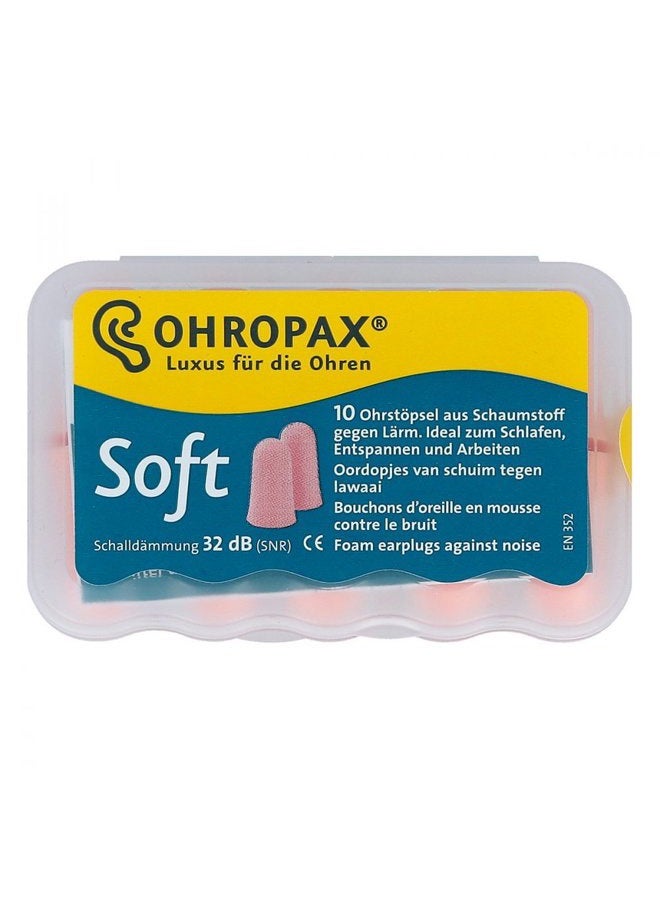 Ohropax Soft Foam Ear Plugs (10 Ear Plugs) - Image 1