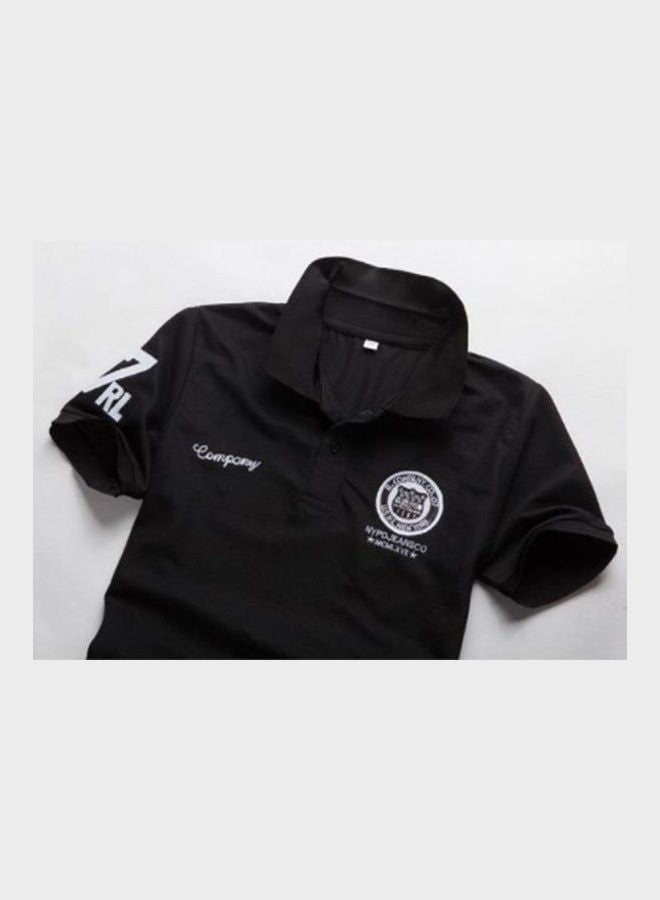 NIBEMINENT Men Summer Casual Soft Cotton T-Shirt black - Image 1