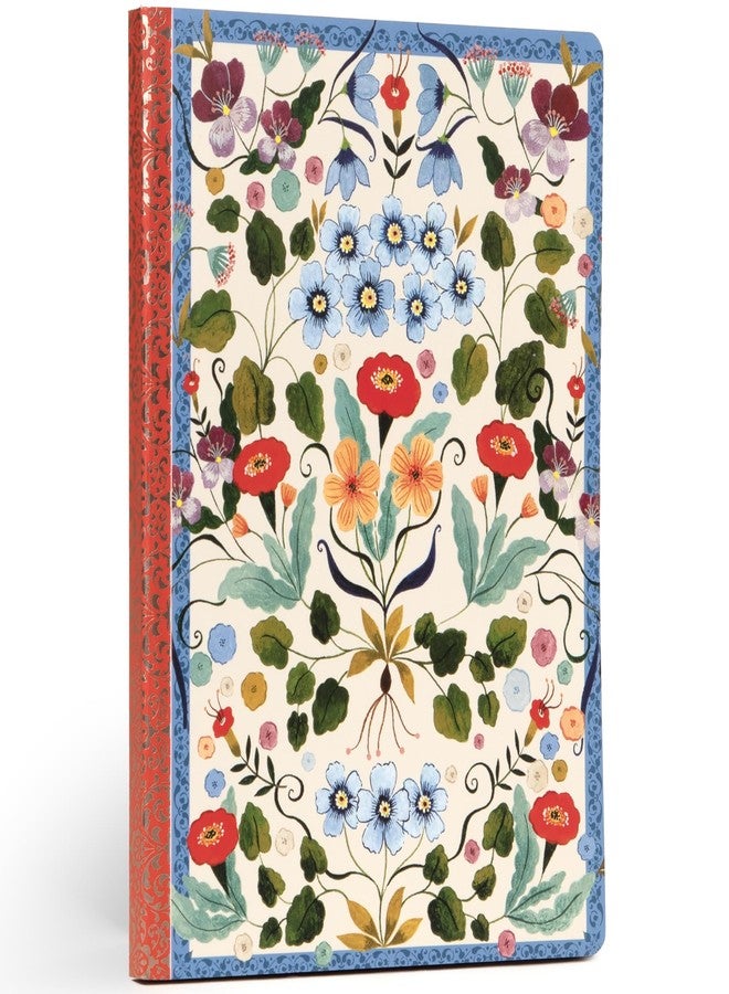 eeBoo: Flora's Luxe Gilded Hardcover Journal with Foil Edge - 112 Pages, 120 GSM/81 LB Paper, 5.87x8, Eco-Friendly, Adult Art Supplies - Image 1