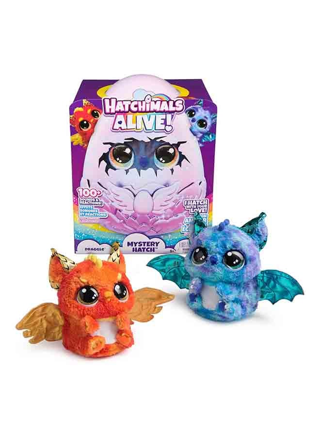 HATCHIMALS دراغل المفاجأة، لعبة تفاعلية مفاجئة وبيضة مع ضباب، أضواء وأصوات (قد تختلف الأنماط)، ألعاب للأولاد والبنات من عمر 5 سنوات فما فوق - Image 1