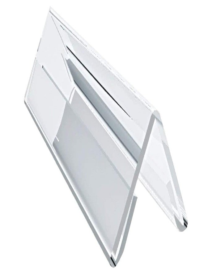 PRIBOX Acrylic Desk Name Plate – Double Sided V Shape Name Tent Holder, Transparent Table Name Stand for Office Desk, Conference, Meetings & Reception (12 x 2 Inch Insert Size) - Image 5