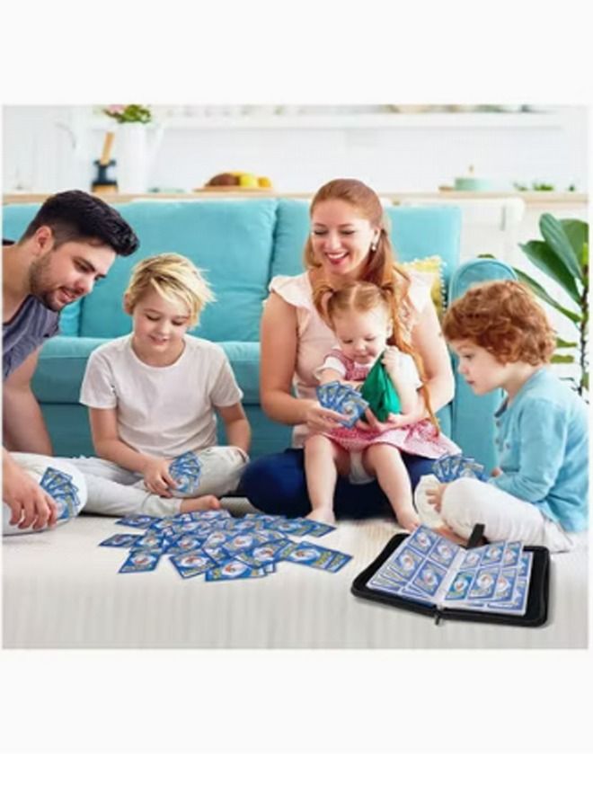 Carrying Case Binder for Cards Pokémon Cards Holder Card Collector Album Holder Fits 900 Cards with 50 Removable Sheets Card Binder Collector Album Storage Book Folder for Trading Cards - Image 2