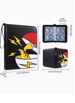 fashionhome Carrying Case Binder for Cards Pokémon Cards Holder Card Collector Album Holder Fits 900 Cards with 50 Removable Sheets Card Binder Collector Album Storage Book Folder for Trading Cards  - Image 5