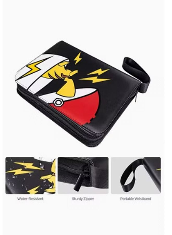 Carrying Case Binder for Cards Pokémon Cards Holder Card Collector Album Holder Fits 900 Cards with 50 Removable Sheets Card Binder Collector Album Storage Book Folder for Trading Cards - Image 4