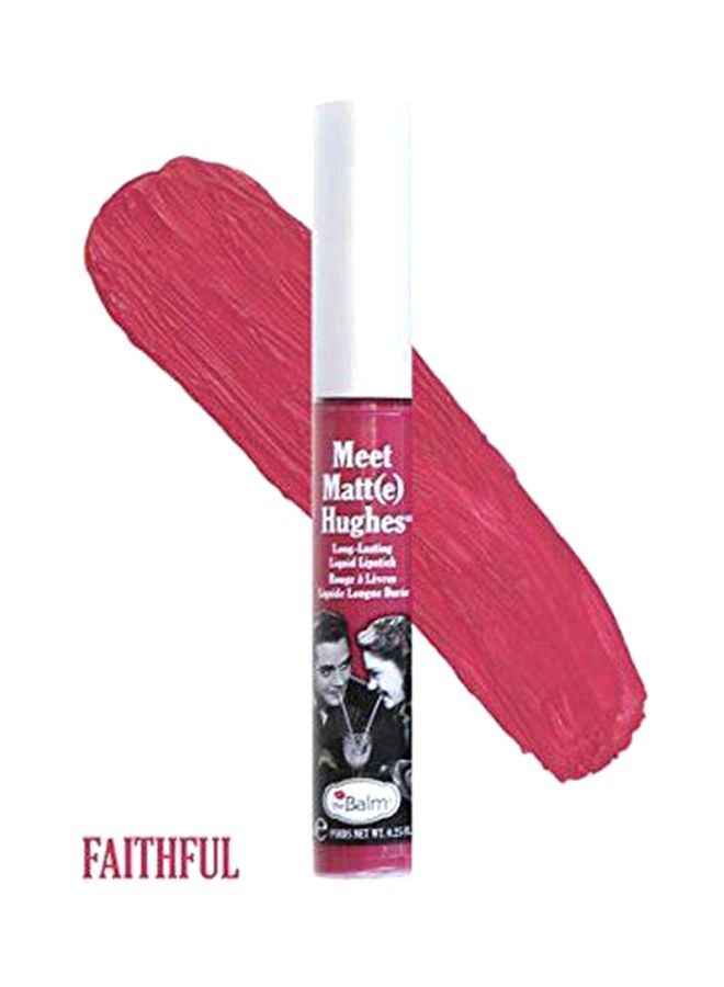 theBalm Meet Matt(e) Hughes Liquid Lipstick Faithful - Image 3