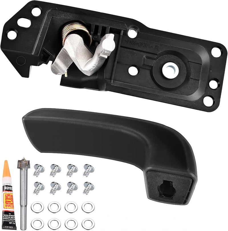 FAERSI Interior Door Handle Kit Front Left Driver Side for 2007-2014 Chevy Silverado Avalanche Suburban Tahoe Cadillac Escalade GMC Sierra Yukon #20833606 - Image 1