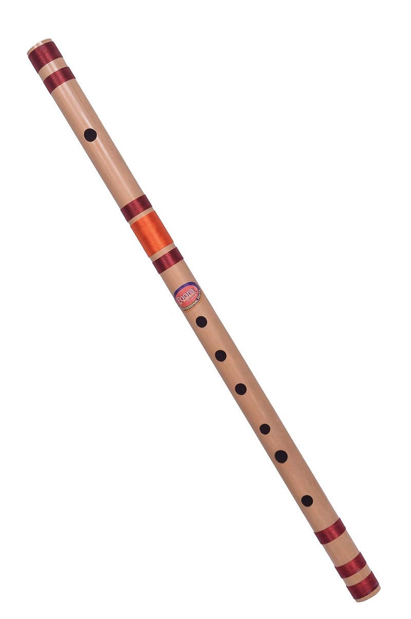 Foora A Base Professional Right Hand 7 Hole Bamboo Flute/Bansuri with Silk Thread Best For Beginners Size 23 Inch (Export in U.S.A, Canada, Mexico) - Image 2