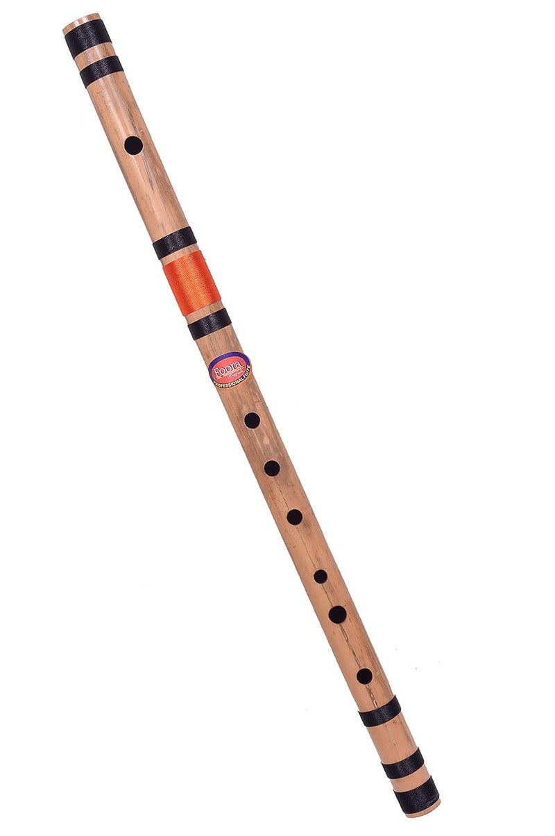 Foora A Base Professional Right Hand 7 Hole Bamboo Flute/Bansuri with Silk Thread Best For Beginners Size 23 Inch (Export in U.S.A, Canada, Mexico) - Image 3