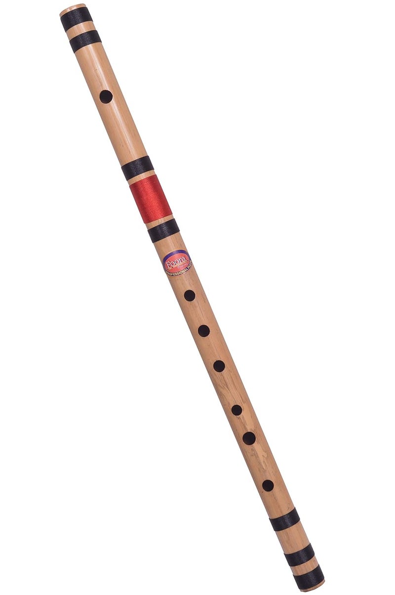 Foora A Base Professional Right Hand 7 Hole Bamboo Flute/Bansuri with Silk Thread Best For Beginners Size 23 Inch (Export in U.S.A, Canada, Mexico) - Image 4