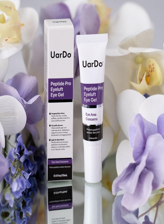 Uardo Peptide Pro Eyeluft Eye Gel 0.5 Fl Oz/ 15ml - usn113 | For All Skin Types | Targets Signs of Aging | Helps with Puffy Eyes & Wrinkles | For Women and Men - Image 2