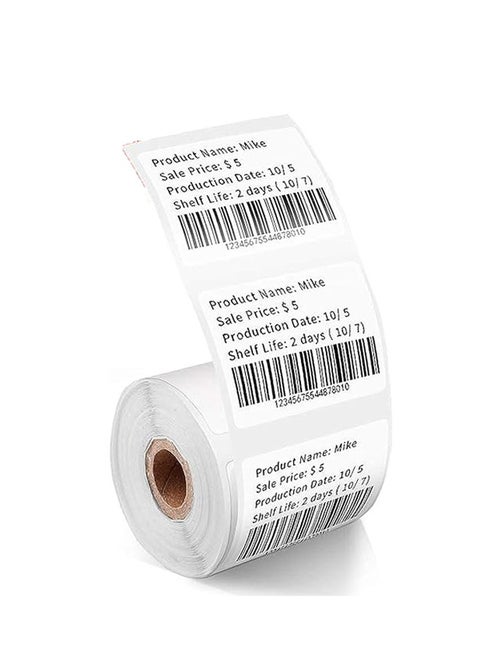 Self-Adhesive Labels 40x30mm,Multifunctional Labels,Waterproof and Oil-Resistant Put Scratch,Suitable for Courier/Supermarket/Fruits and Vegetables(800 Labels/Roll)