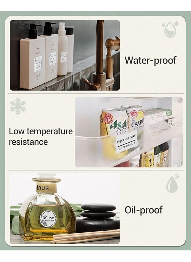 Hihonor - Self-Adhesive Labels 40x30mm,Multifunctional Labels,Waterproof and Oil-Resistant Put Scratch,Suitable for Courier/Supermarket/Fruits and Vegetables(800 Labels/Roll) - Image 1