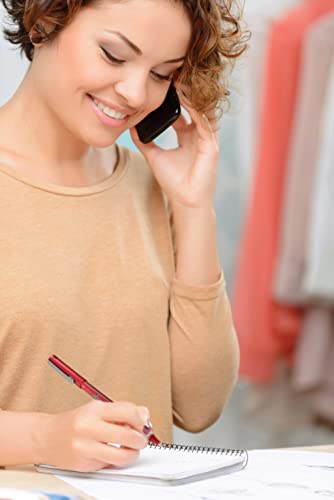 Pilot Precise V5 RT Refillable & Retractable Rollerball Pens, Extra Fine Point Pens 0.5 mm, Blue, Pack of 8 - Ideal for School, Journaling & Office Writing - Image 4