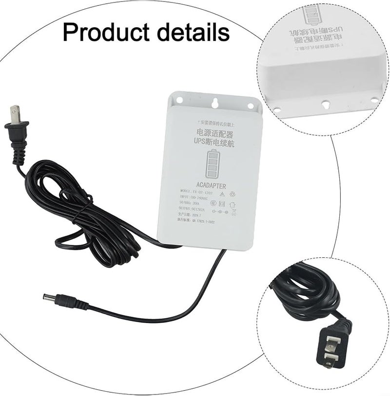 Mini UPS 6000mAh 12V 2A Backup Power Supply for Router Modem Camera Security System - Image 3