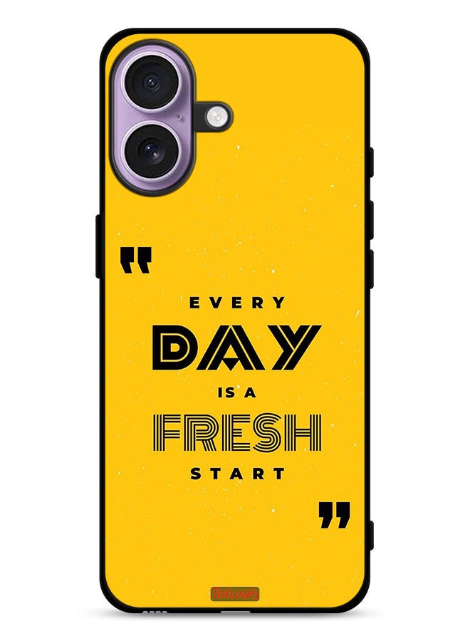 Tolwak Apple iPhone 17 Protective Case Cover Every Day Is A Fresh Start - Image 1